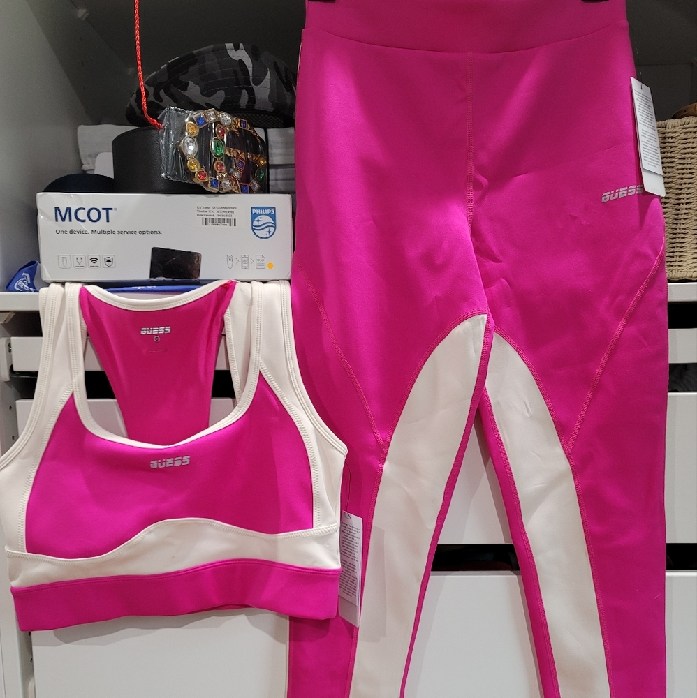 Top and guess,leggings